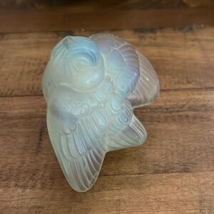 Vintage Sabino glass opalescent, bird statue